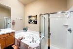 Captains Cove, Master Bedroom with ensuite Bathroom and Jetted Tub